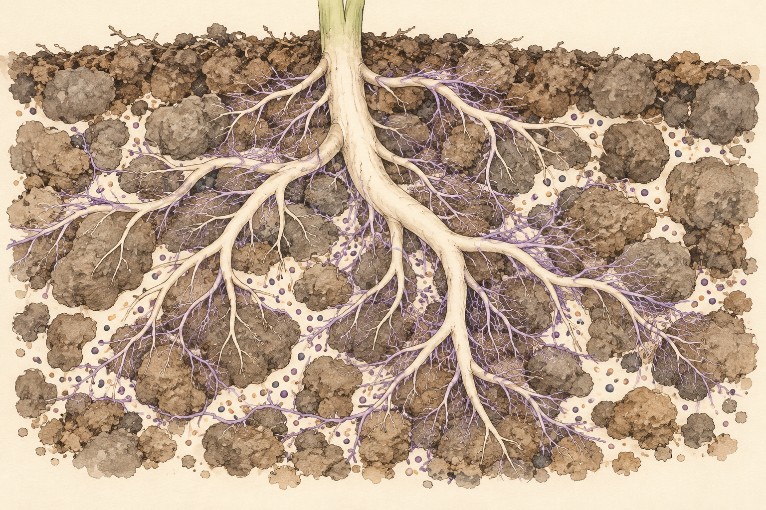 Illustrated root environment